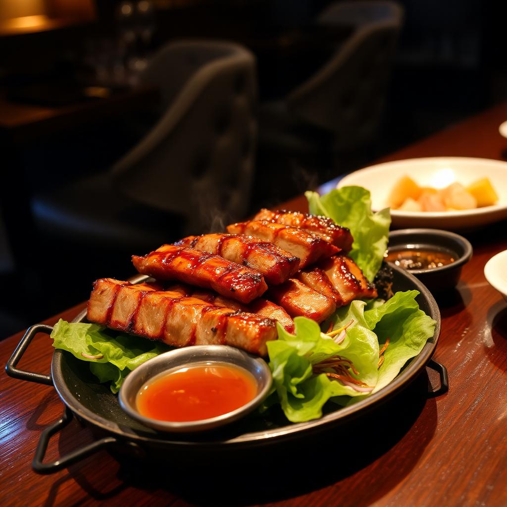 참숯 돼지갈비